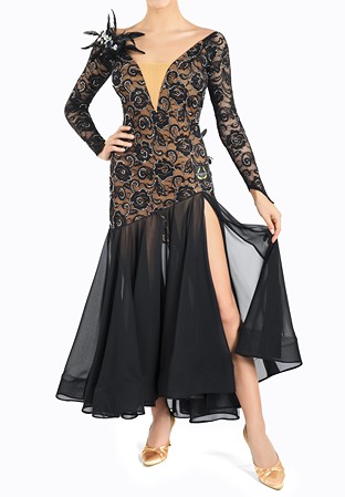 Victoria Blitz Midnight Rose Smooth Dress Fele