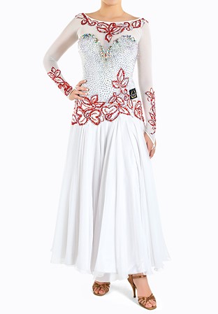 Victoria Blitz Floating Flowers Smooth Gown Nuvolo