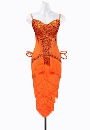 Vintage Fringe Latin Dress AM-L3423