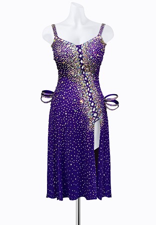 Violet Night Latin Dress AML3018