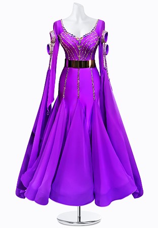 Violet Passion Ballroom Gown AMB3227