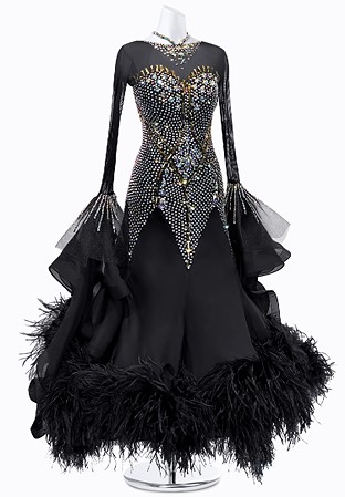 Wicked Feather Ballroom Gown PR-B210067