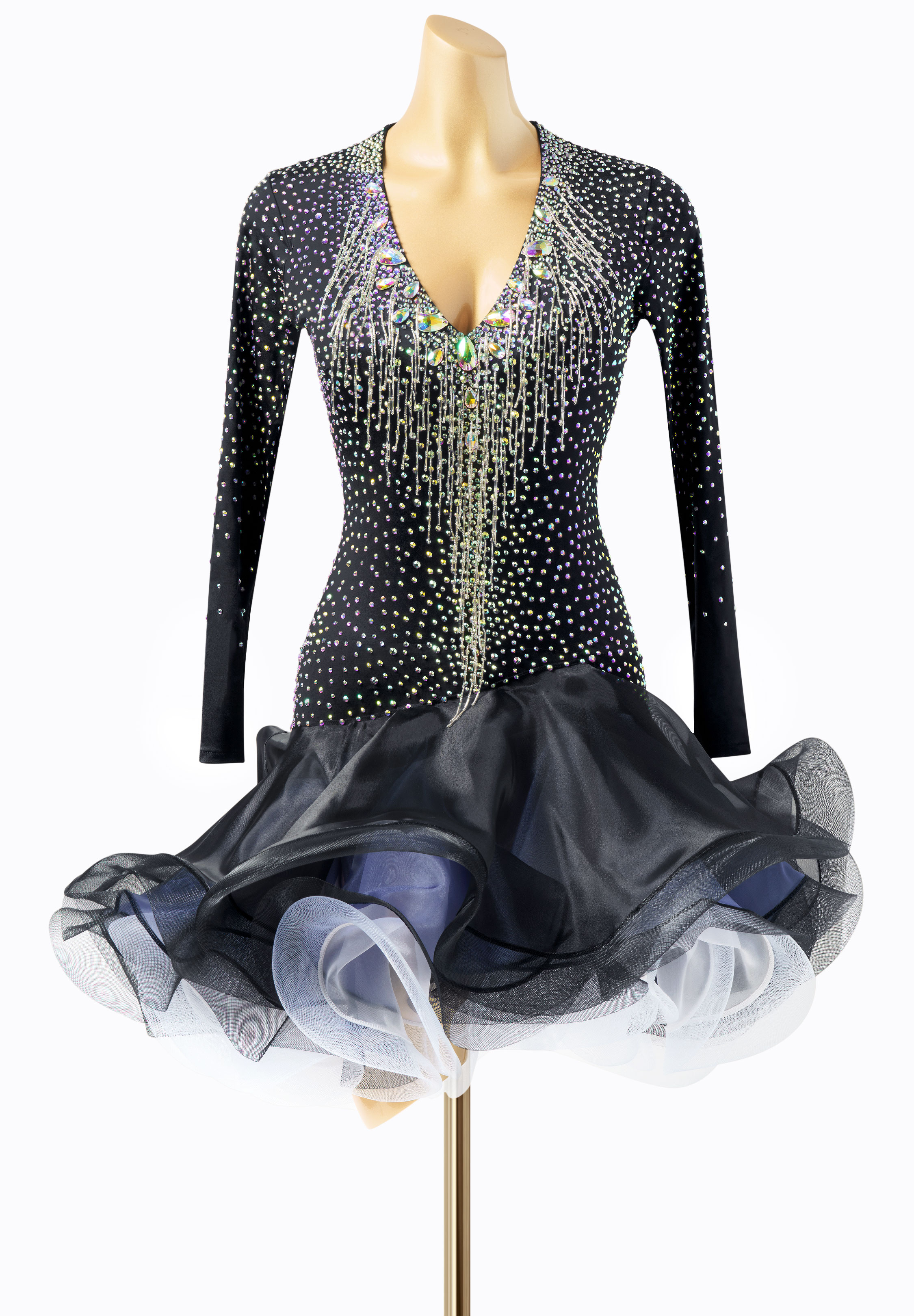 Wicked Frill Latin Dress PC-DSR22701