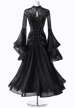Wicked Widow Ballroom Dance Couture MFB0178