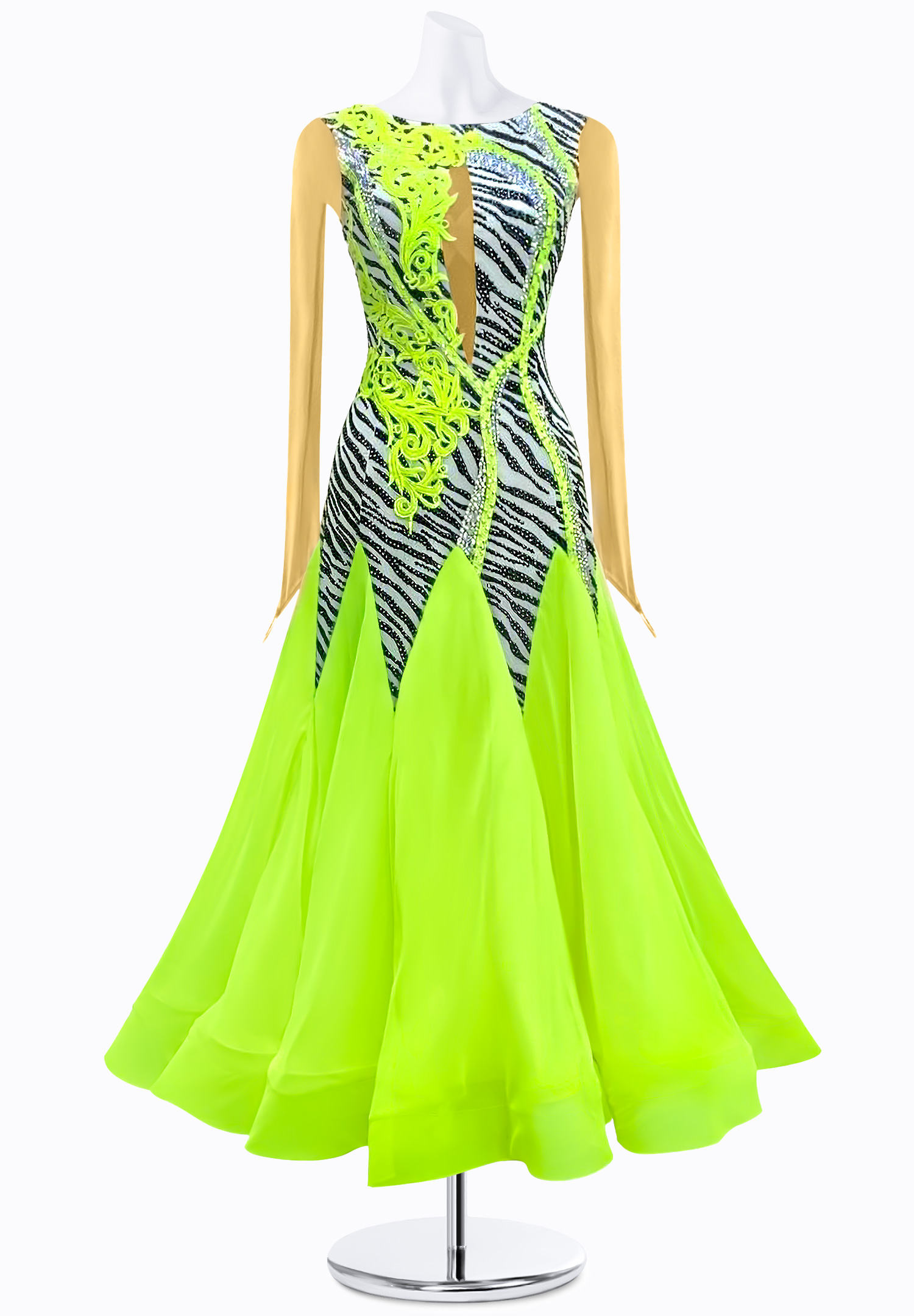 Wild Neon Ballroom Gown JT-B4690