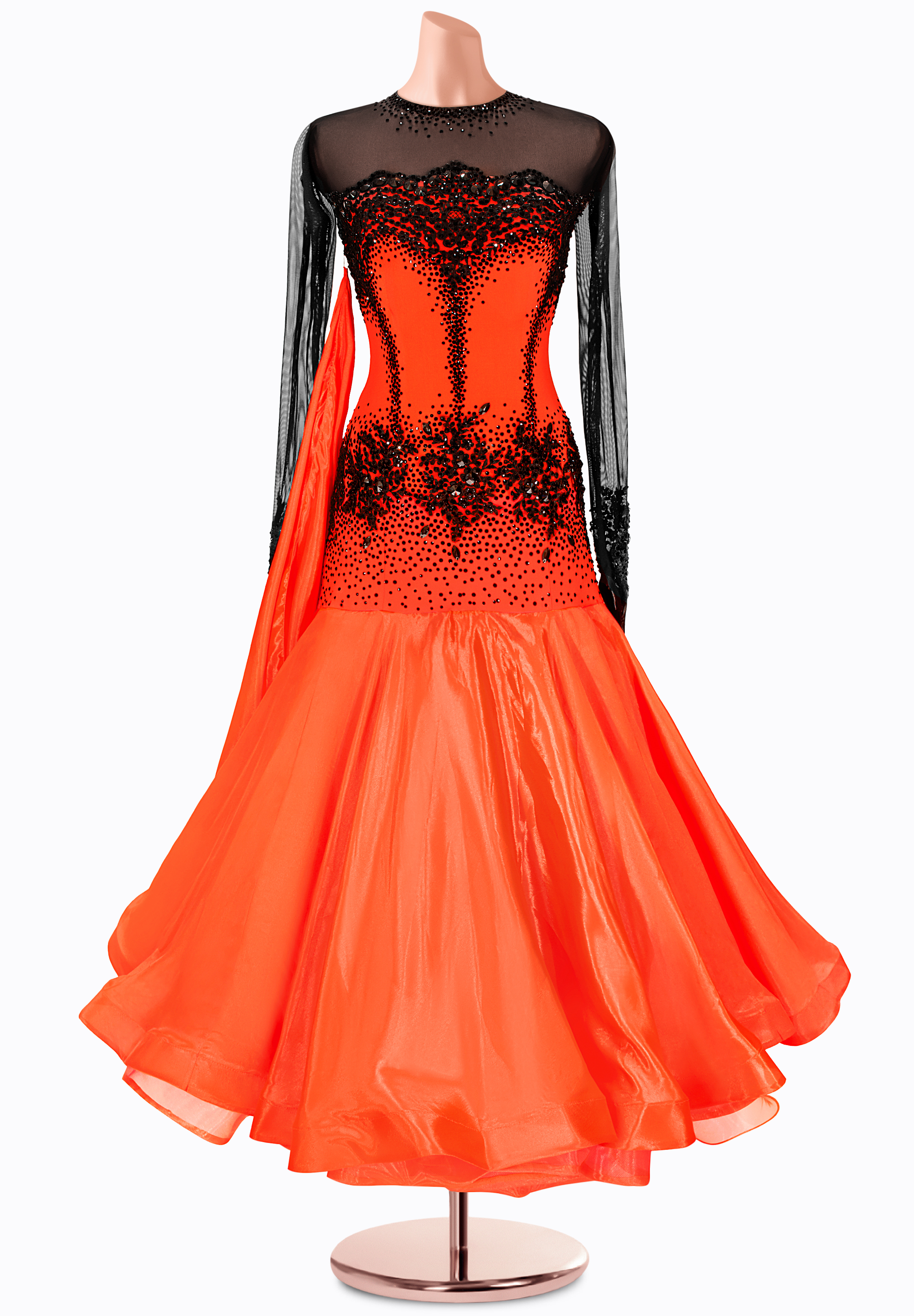 Cinder Flame Ballroom Gown ZA-16S003