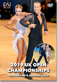2019 UK Open Dance Championships DVD - Professional & Amateur Latin (2DVD)