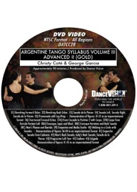 Advanced II (Gold) Argentine Tango Syllabus Volume III DATCC28