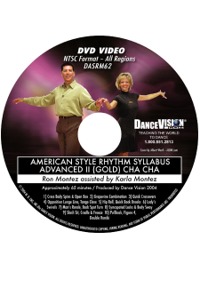 American Style Rhythm Syllabus Advanced II (Gold) Cha Cha DASRM62