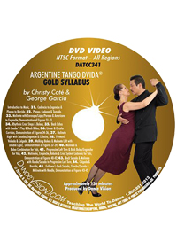 DVIDA Argentine Tango Gold Syllabus DATCC341