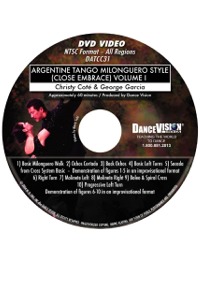 Argentine Tango Milonguero Style (Close Embrace) Volume I DATCC31