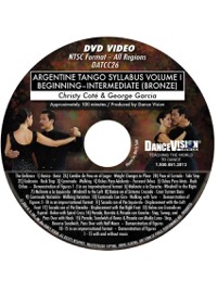 Argentine Tango Syllabus Volume I - Beginning-Intermediate (Bronze) DATCC26