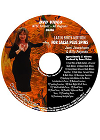 Latin Body Motion for Salsa Plus Spins DJJ06