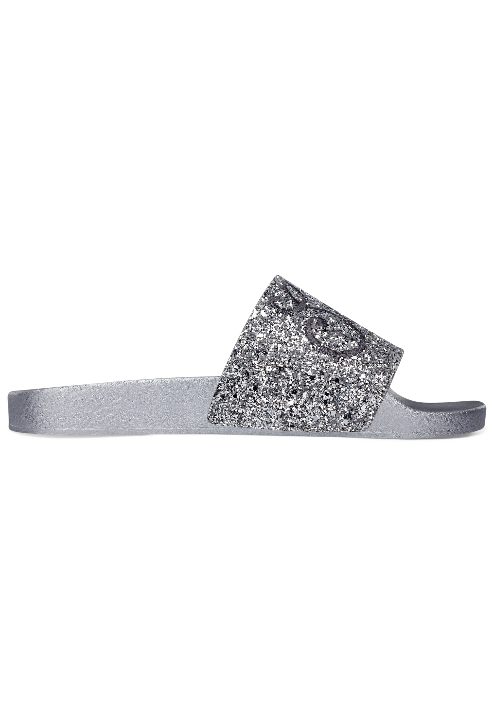 Supadance 7088 Kids Silver Glitter Slides Kids Accessory