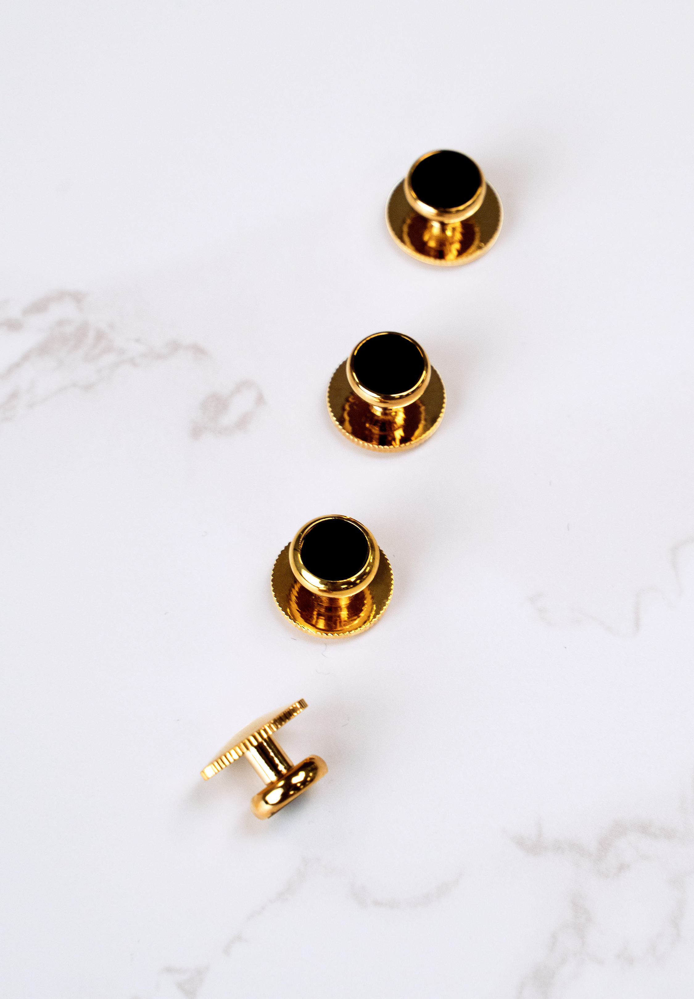 Chrisanne Clover Gold Dress Studs