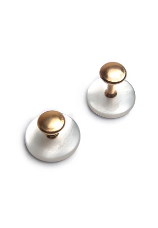 DSI Front and Back Gold Collar Studs 4500