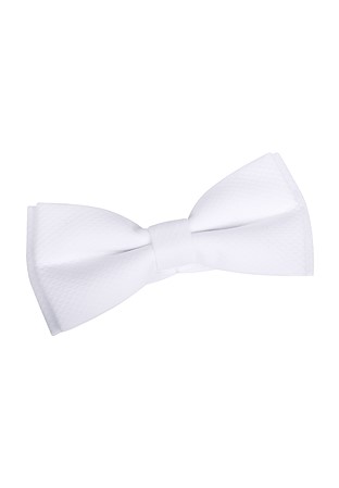 DSI Mini Clip Bow Tie 4212-White