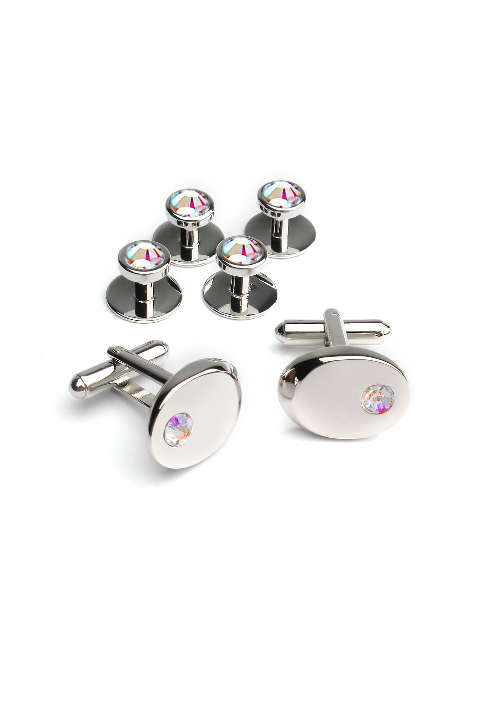 DSI Rhinestone Cufflink & Stud Sets 4606 Cufflinks & Studs