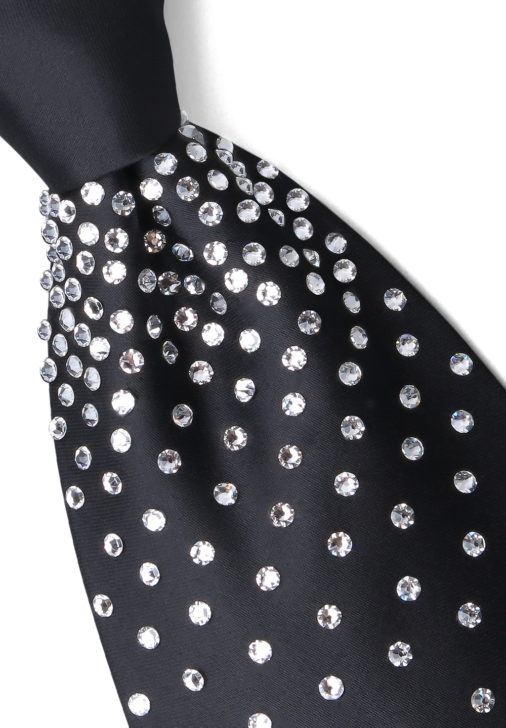 Rhinestone Zip Tie Black Zip Tie