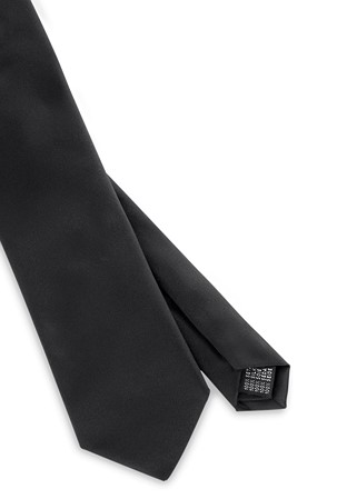 Black Silk Tie 4900