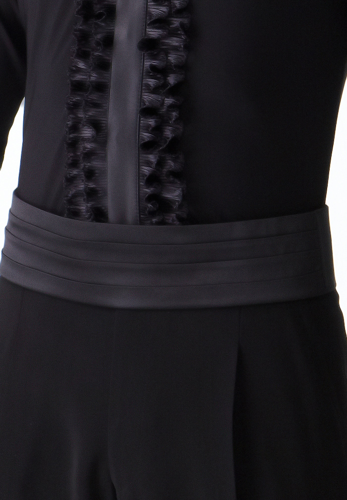 Taka Mens Satin Belt MB03-Black