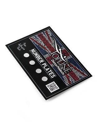 Sew-on Competition Number Plates - Round