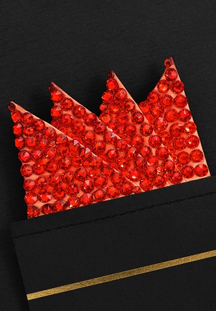 Vito Dance Crystal Pocket Square - Hyacinth