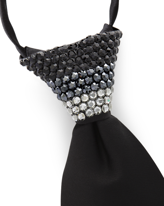 【 KISHIDAMIKI 】 chain tie - black chain tie - black | KISHIDAMIKI