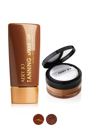 Aery Jo Tanner Set - 3 Garnet Stone & Tanning Powder-1 Hawaiian Tan