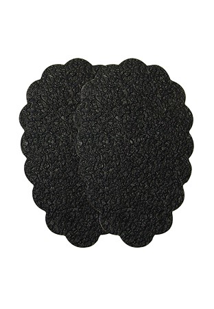 Sole Stopperz-Clear/Black Iris