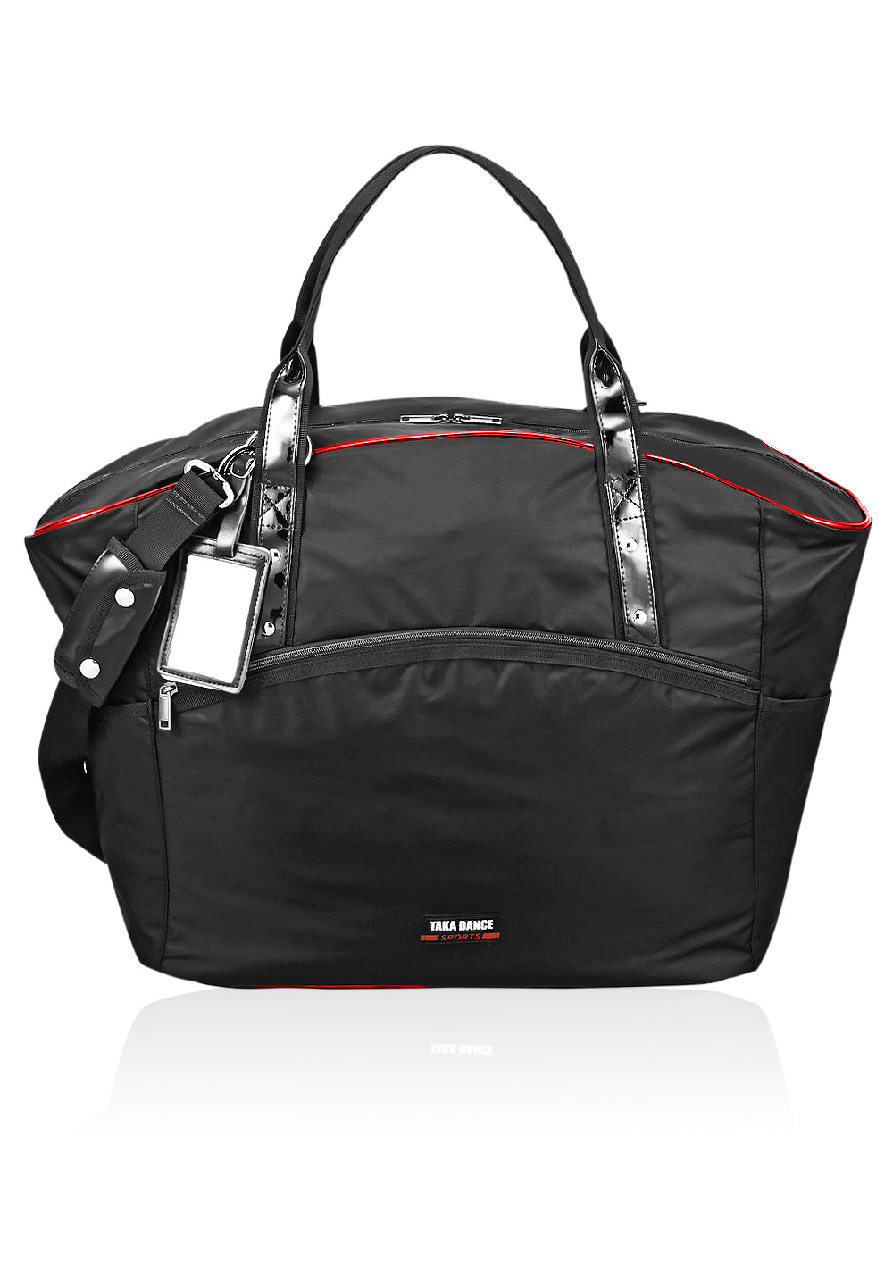 Taka Dress Bag-Black/Red