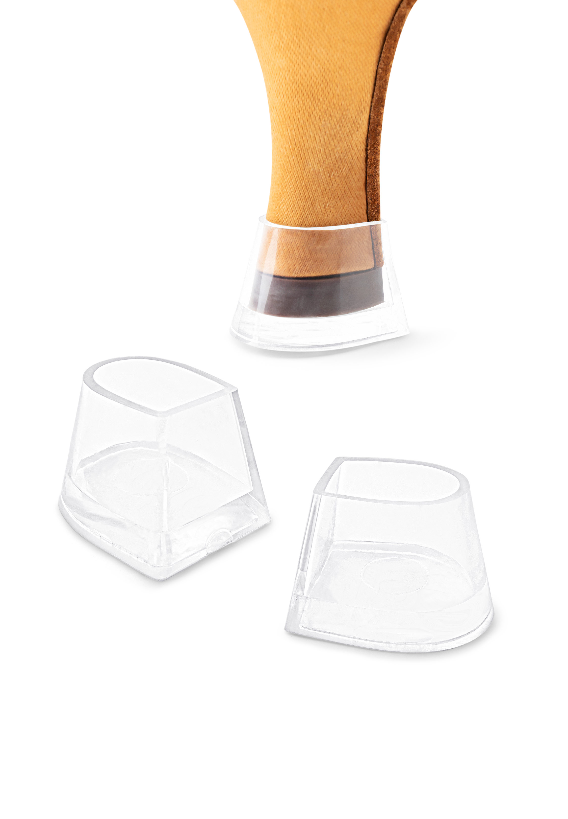 Heel Cup For Anna Kern Shoes by GA (3 Pairs)-6 cm-Clear Base