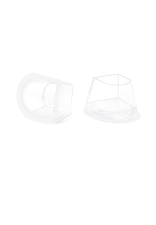 Heel Cup For DSI Shoes by GA (3 Pairs)-2 Spanish_Clear Base