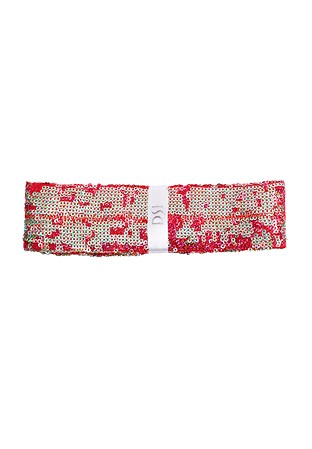 DSI Sequined Dance Belt 2766-Flamenco-silver Chameleon