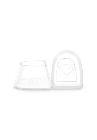 Diamant Shoes Heel Cup by GA (3 pairs)-2 inch (Latino 5 cm)_Clear Base