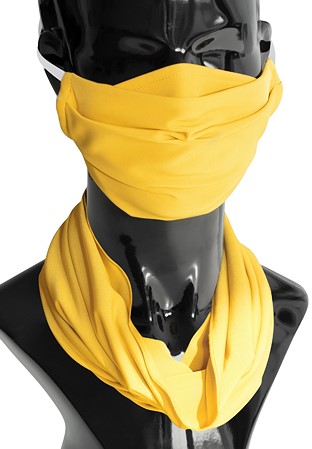 Maly Face Guard Set - Face mask & Scarf Mask-Curry