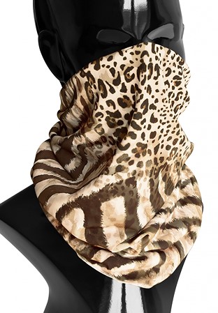 Maly Face Scarf Cover Mask (Pack of 2)-Animal Print