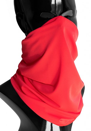 Maly Face Scarf Cover Mask (Single)-Red