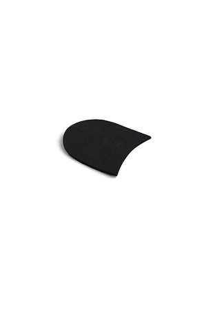 Paoul Heel Buffalo Tips for Mens Shoes (2 Pairs)-Black