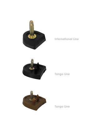 Paoul Heel Tips (2 Pairs)-Flesh