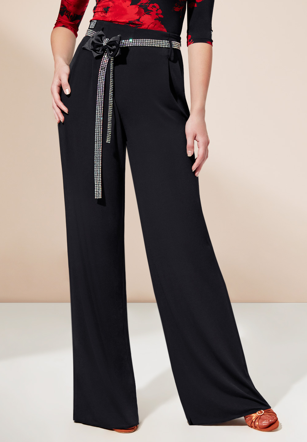 PopconAtelier Rhinestone Bow Belt WAB-020
