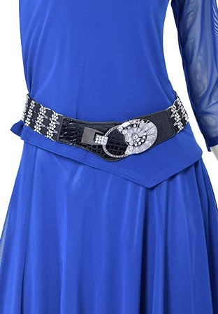 Taka Crystallized Mystical Buckle Belt KR-LB02S-Black/Crystal
