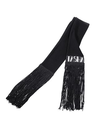 Tasha by Popcon Fringe Belt TWAB001-Black