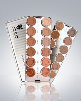 Kryolan Ultra Foundation Cream 24 Colors Palette 9008