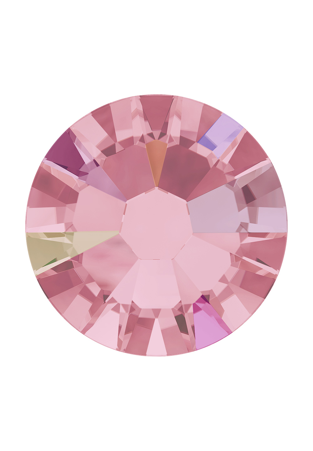 Swarovski Flat Back 2058-Light Rose AB