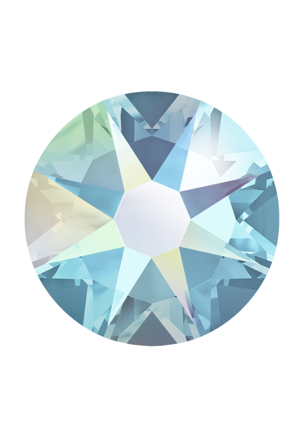 Swarovski Flat Back 2088-Aquamarine AB