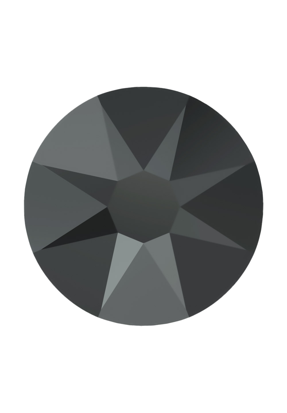 Swarovski Flat Back 2088-Jet Hematite