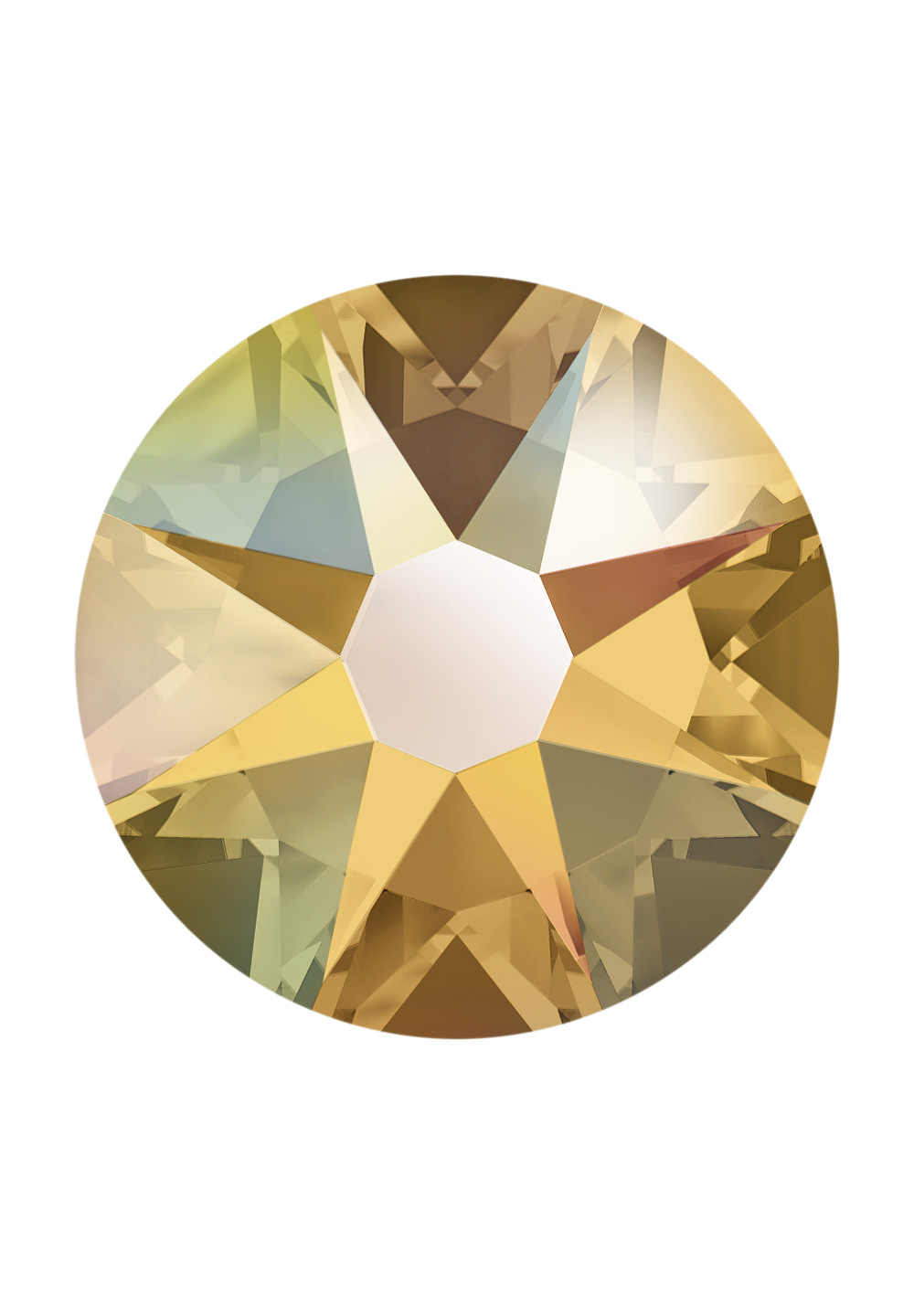 Swarovski Flat Back 2088-Topaz AB