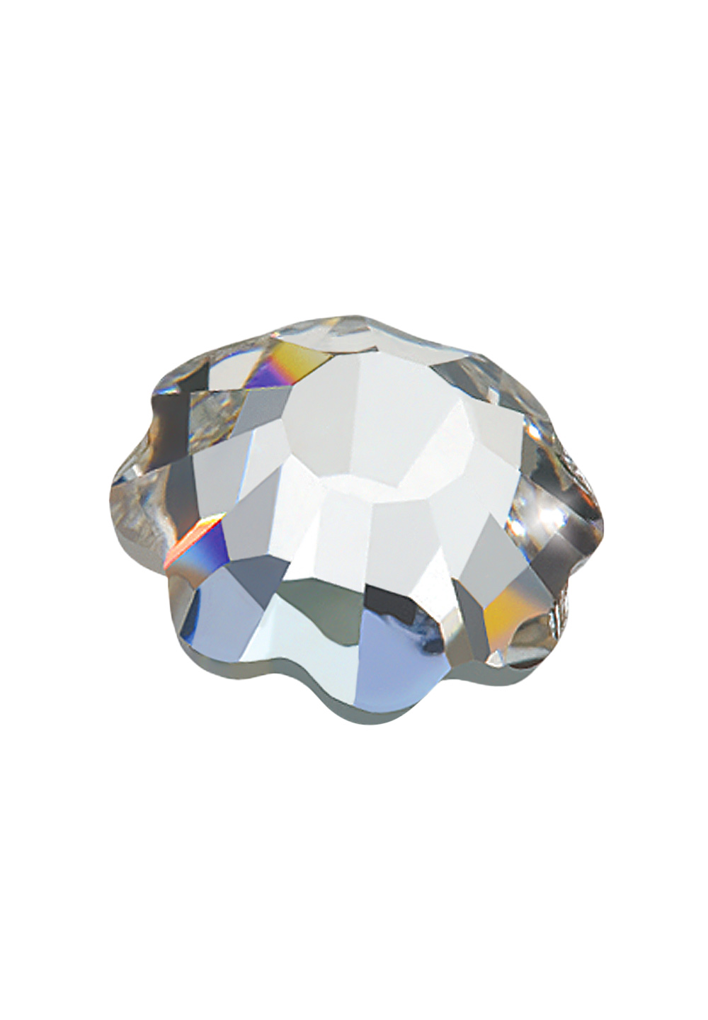 Preciosa FlatBack Flower (438 02 302)-Crystal