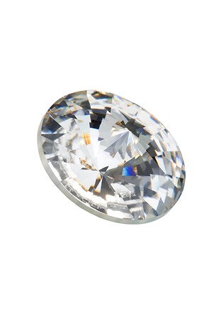 Preciosa FlatBack Rivoli (438 11 301)-Crystal